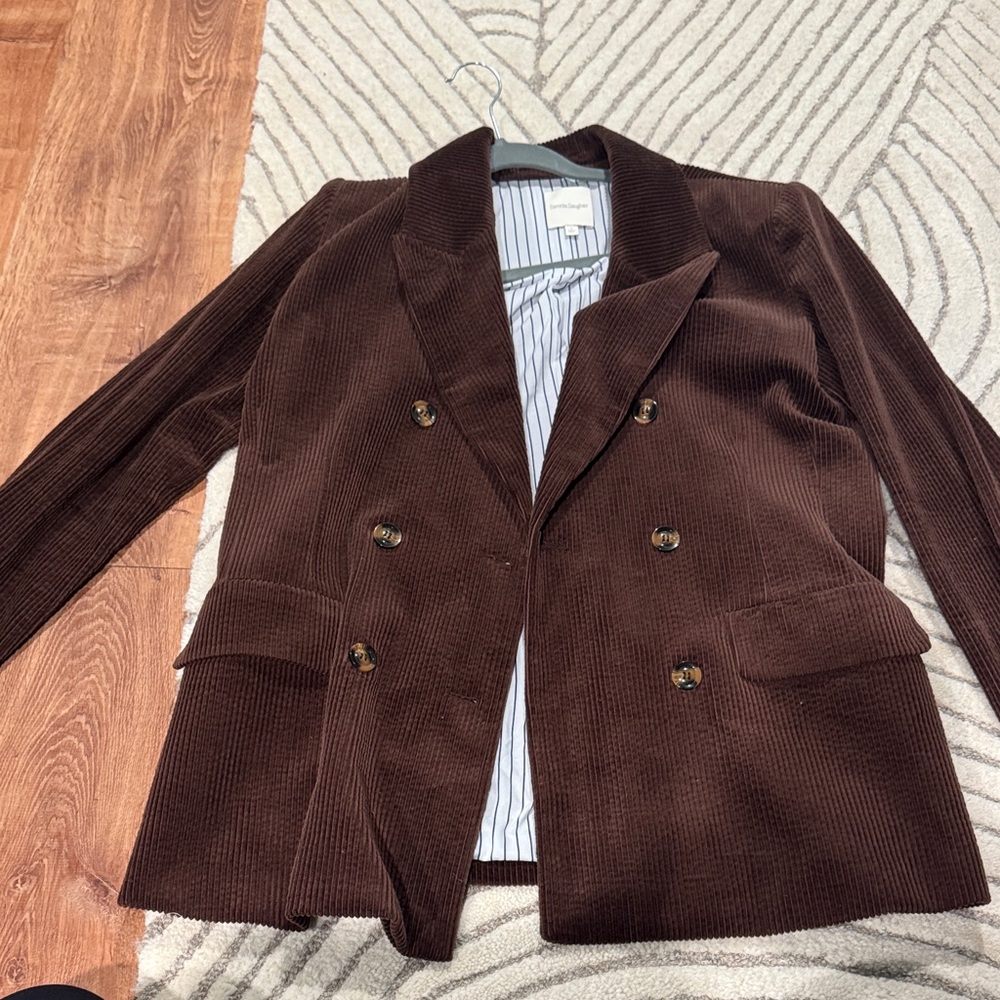 New! Favorite daughter brown corduroy blazer